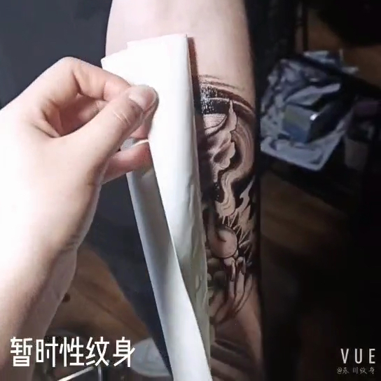 暂时性纹身 可保持半个月