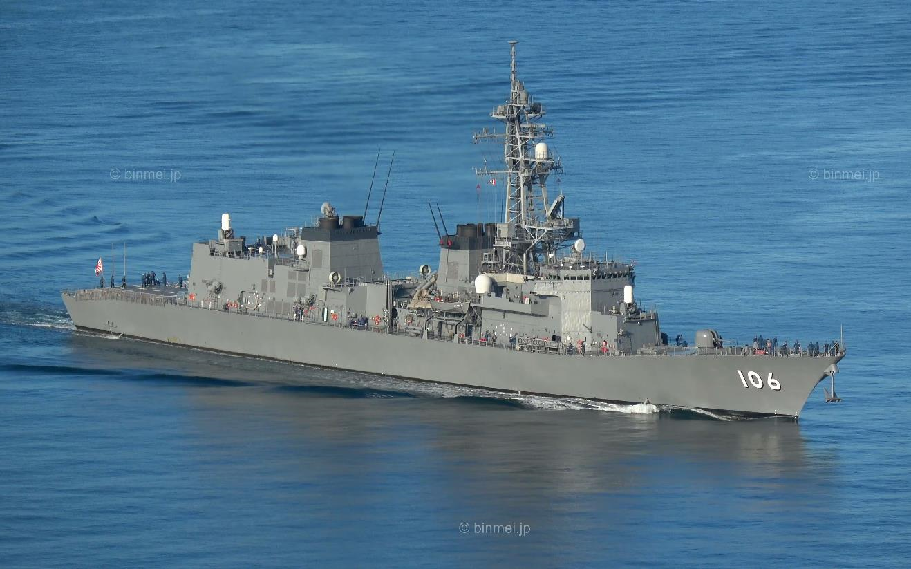 【海上自卫队】村雨级驱逐舰6号舰"五月雨"号(dd-106) 佐世保入港