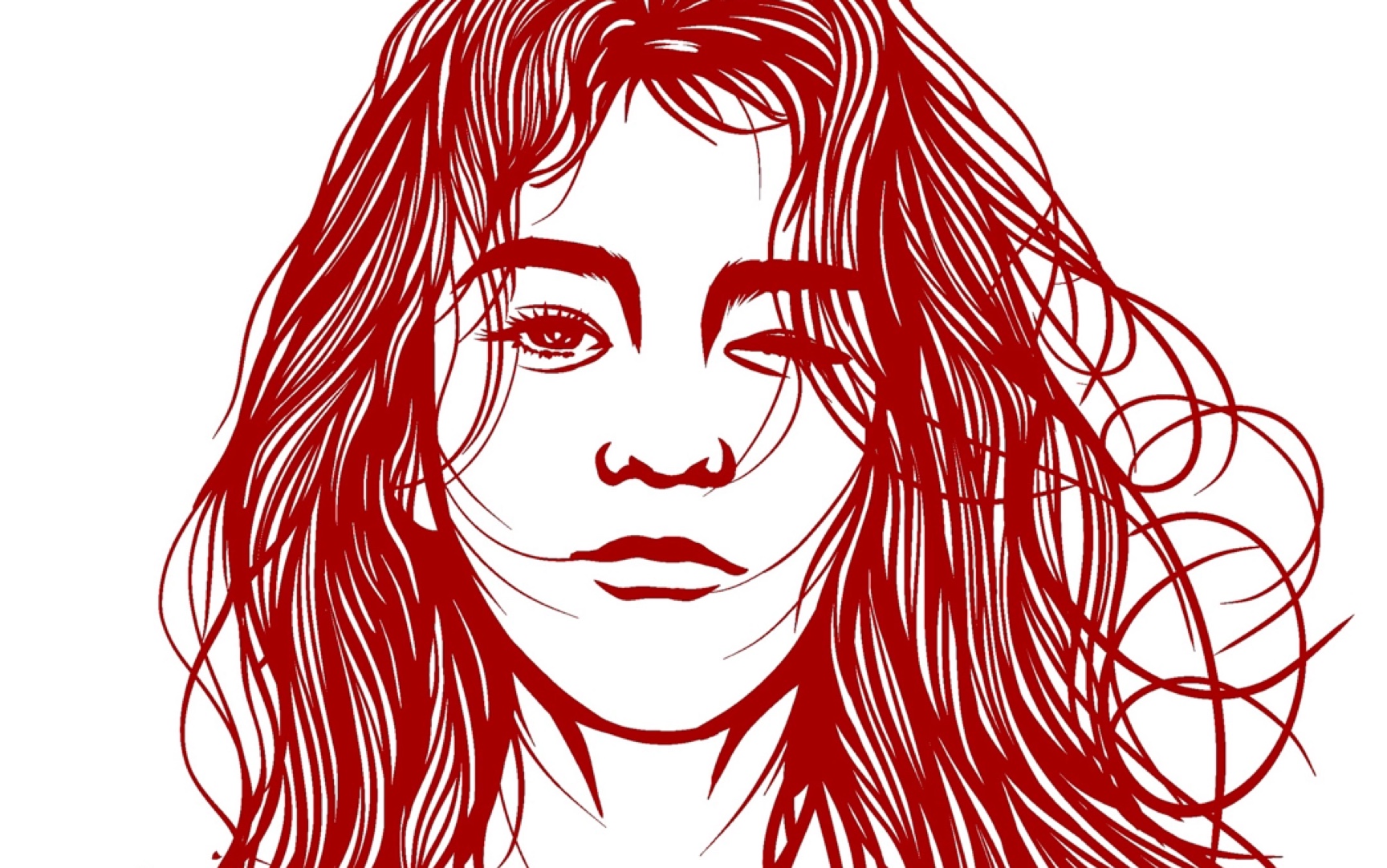 人像剪纸底稿设计(1)