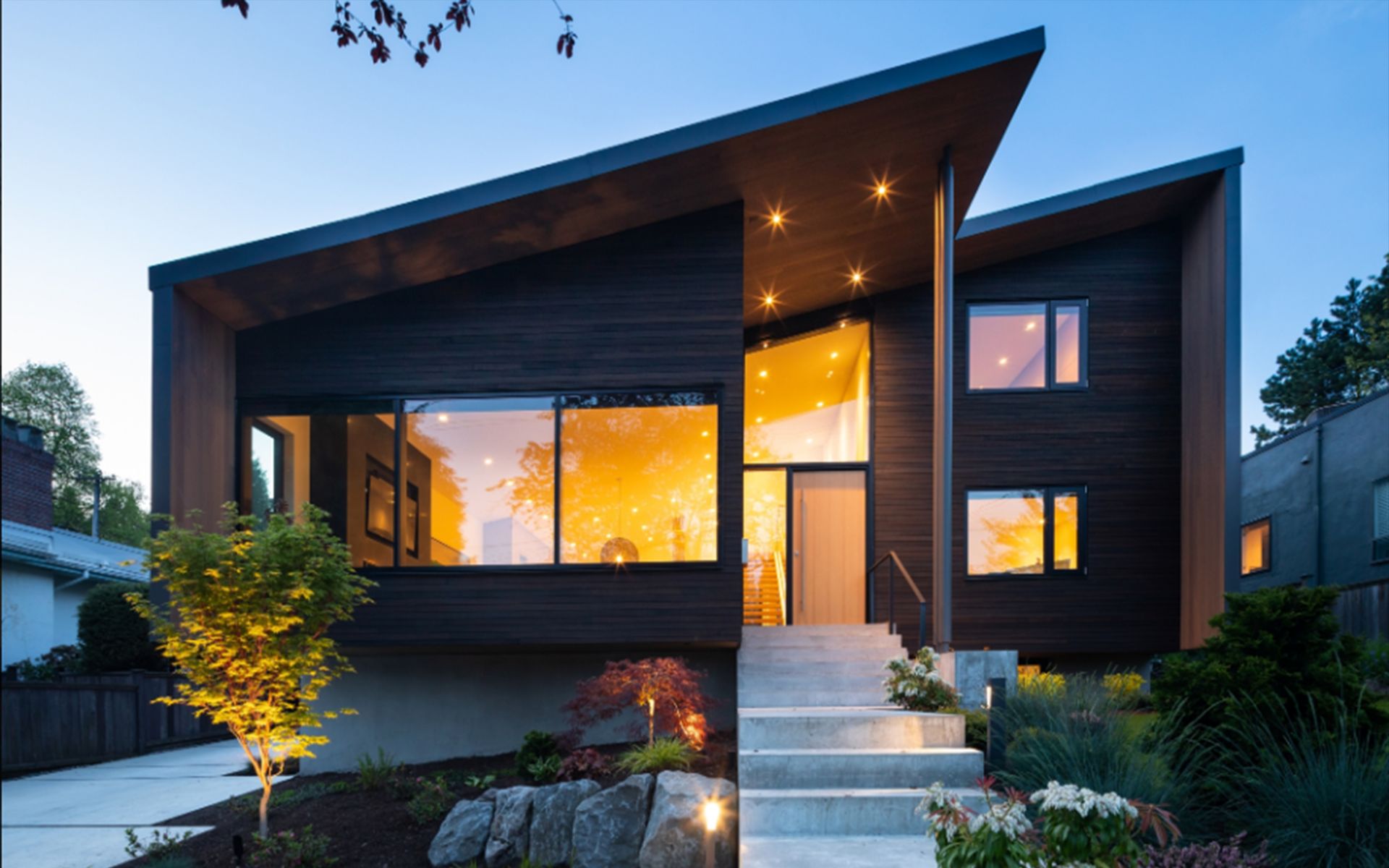 【豪宅欣赏】在加拿大西温哥华的一座设计精湛的现代住宅