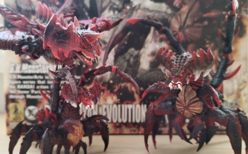 monsterarts shm 戴斯特洛伊亚进化套装 简单开盒分享