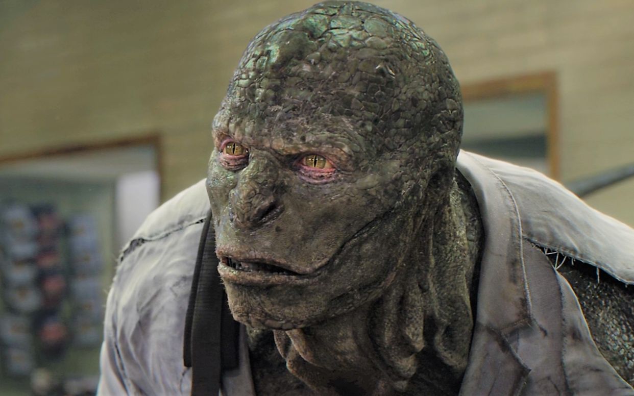 智商极高的大蜥蜴,力量是吨级速度和蜘蛛侠不分上下《超凡蜘蛛侠1》