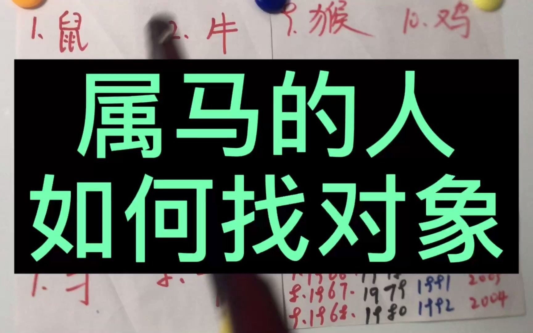 十二生肖之马,属马的如何找男朋友,最合适相亲的是那个哔哩哔哩bilibili