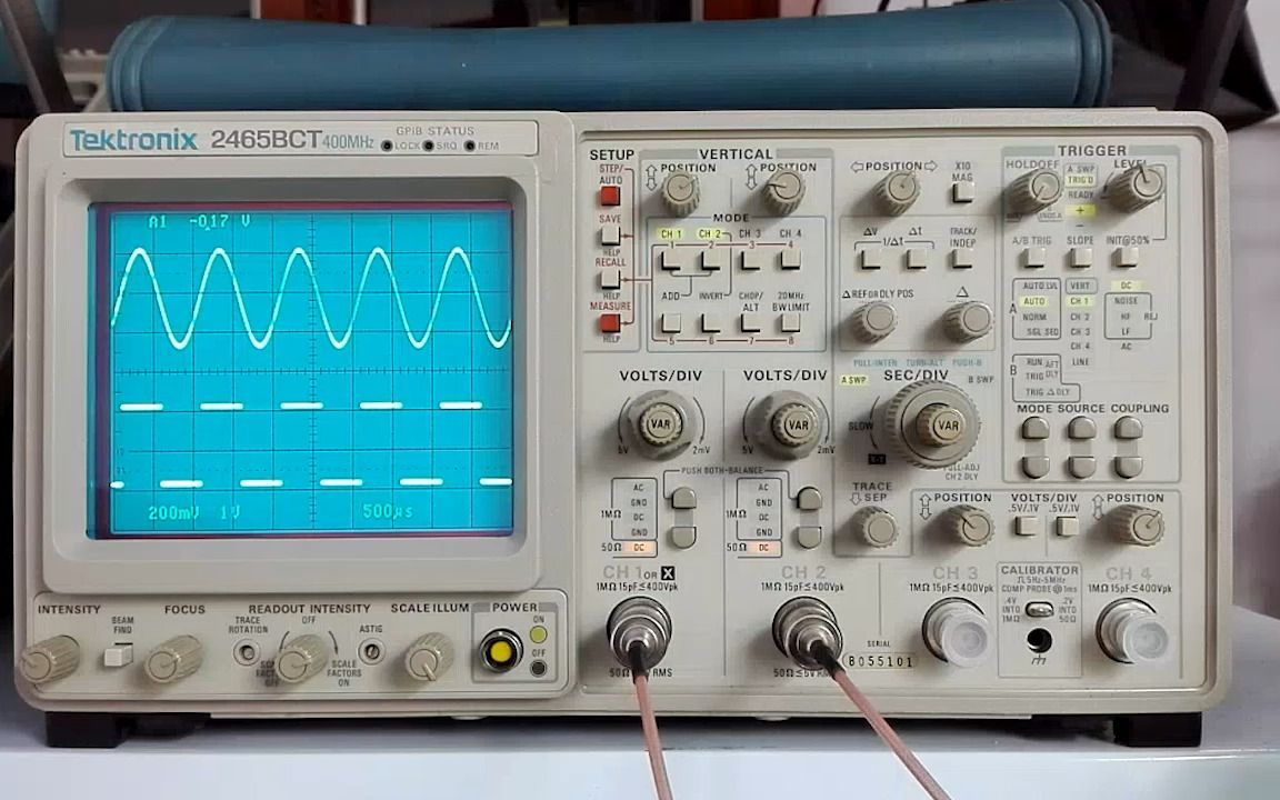 模拟示波器巅峰之作:泰克2465B哔哩哔哩bilibili