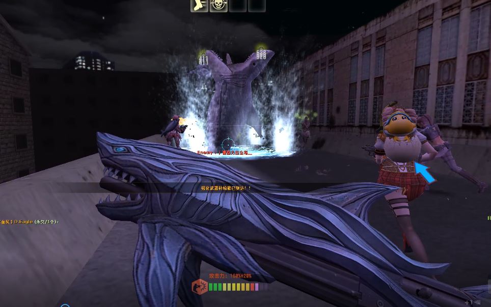 csol神刃精英悬赏最终武器巨齿鲲鲨生化实战神仙外表外强中干的小天龙