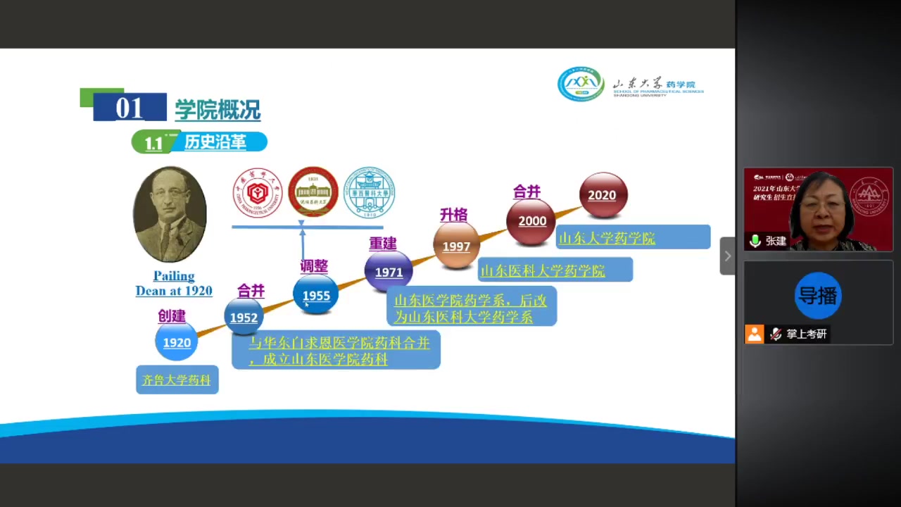 2021年山东大学药学院研究生招生网络直播咨询会哔哩哔哩bilibili