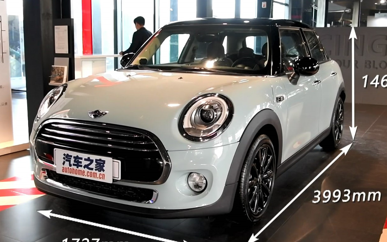 【到店实拍】mini 17款1.5t cooper 冰蓝色限量 五门