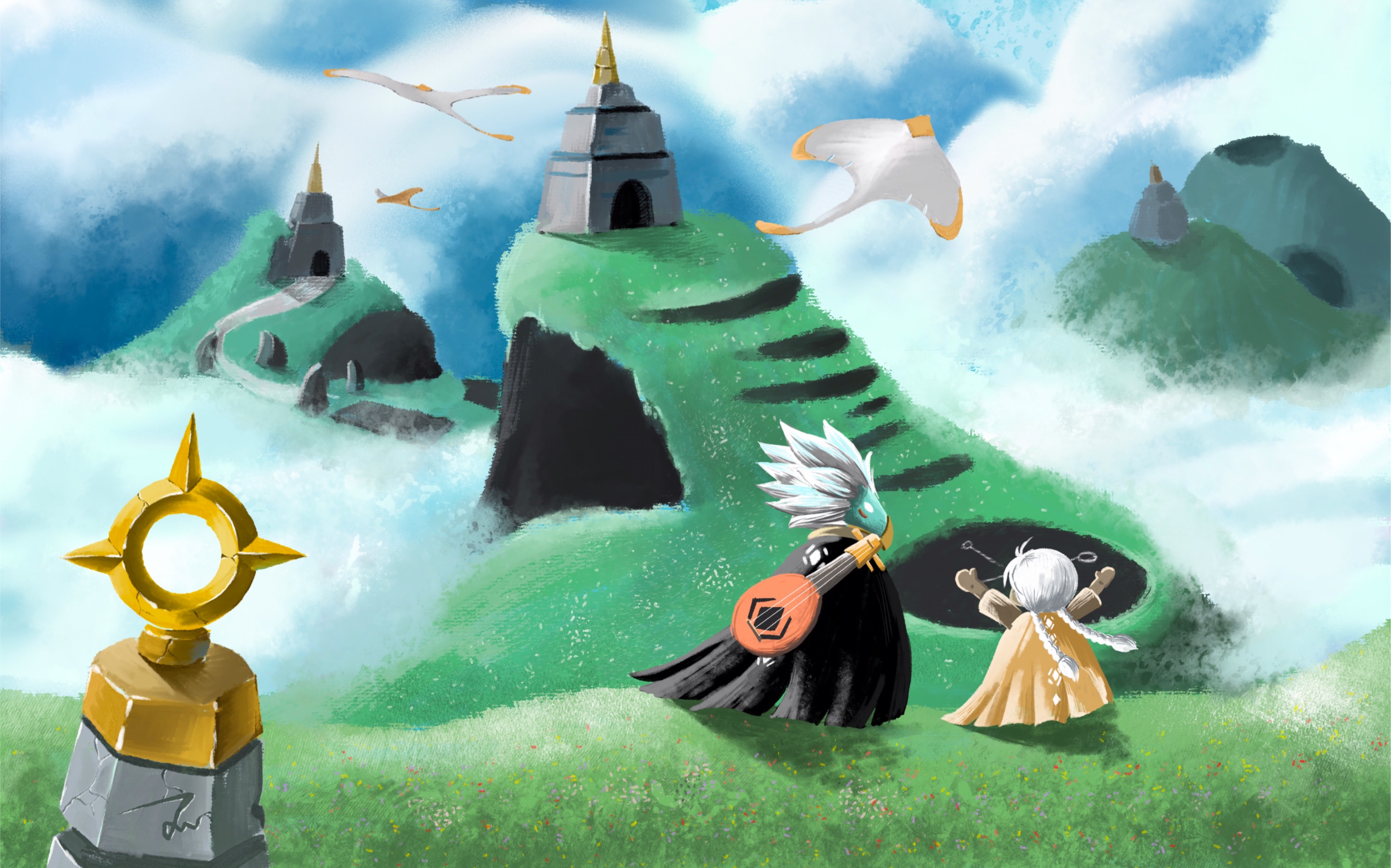 【sky光遇/绘画】云野