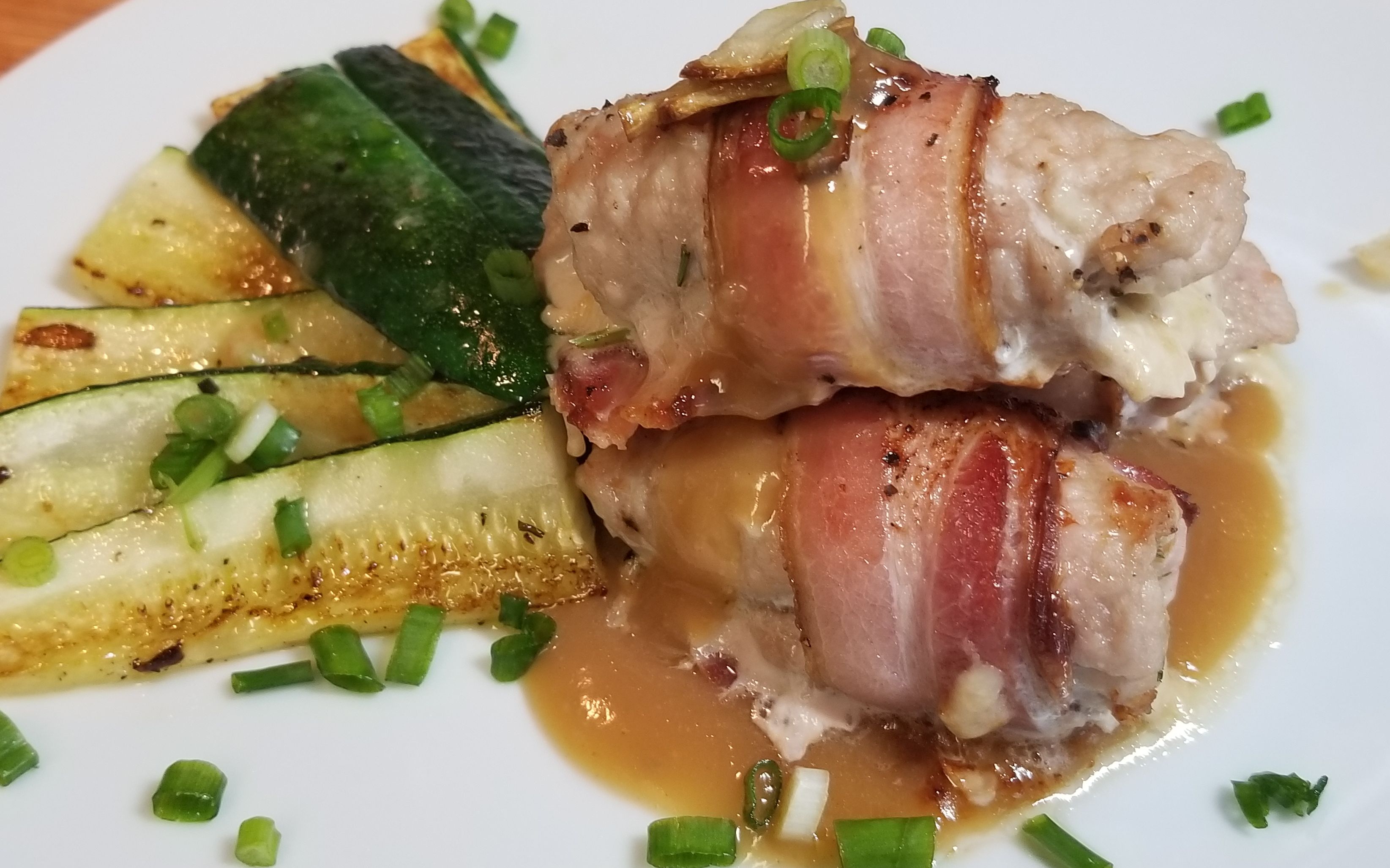 bacon cheese pork loin roll 培根奶酪猪里脊肉卷