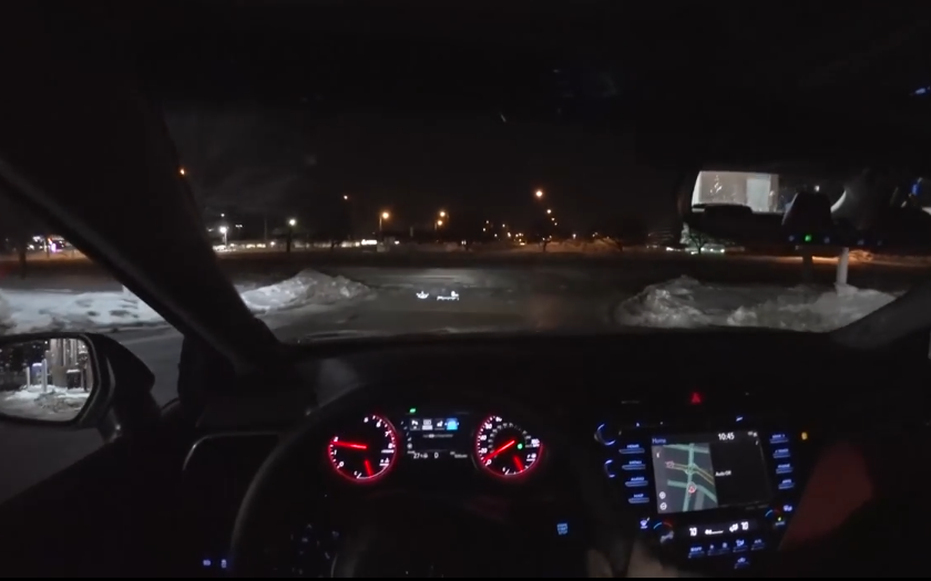 第一视角2018丰田凯美瑞xsev6晚上开车双耳音频