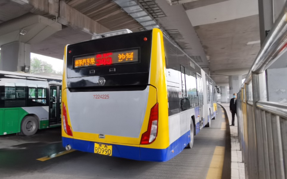 【普】【顺沙路旁,客七铰接】北京公交945路南彩---沙河bj6160c6ccd