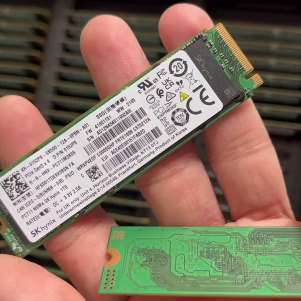 pcie3.0天花板级别，比三星更强的固态，海力士PC711，黄金P31的OEM版本