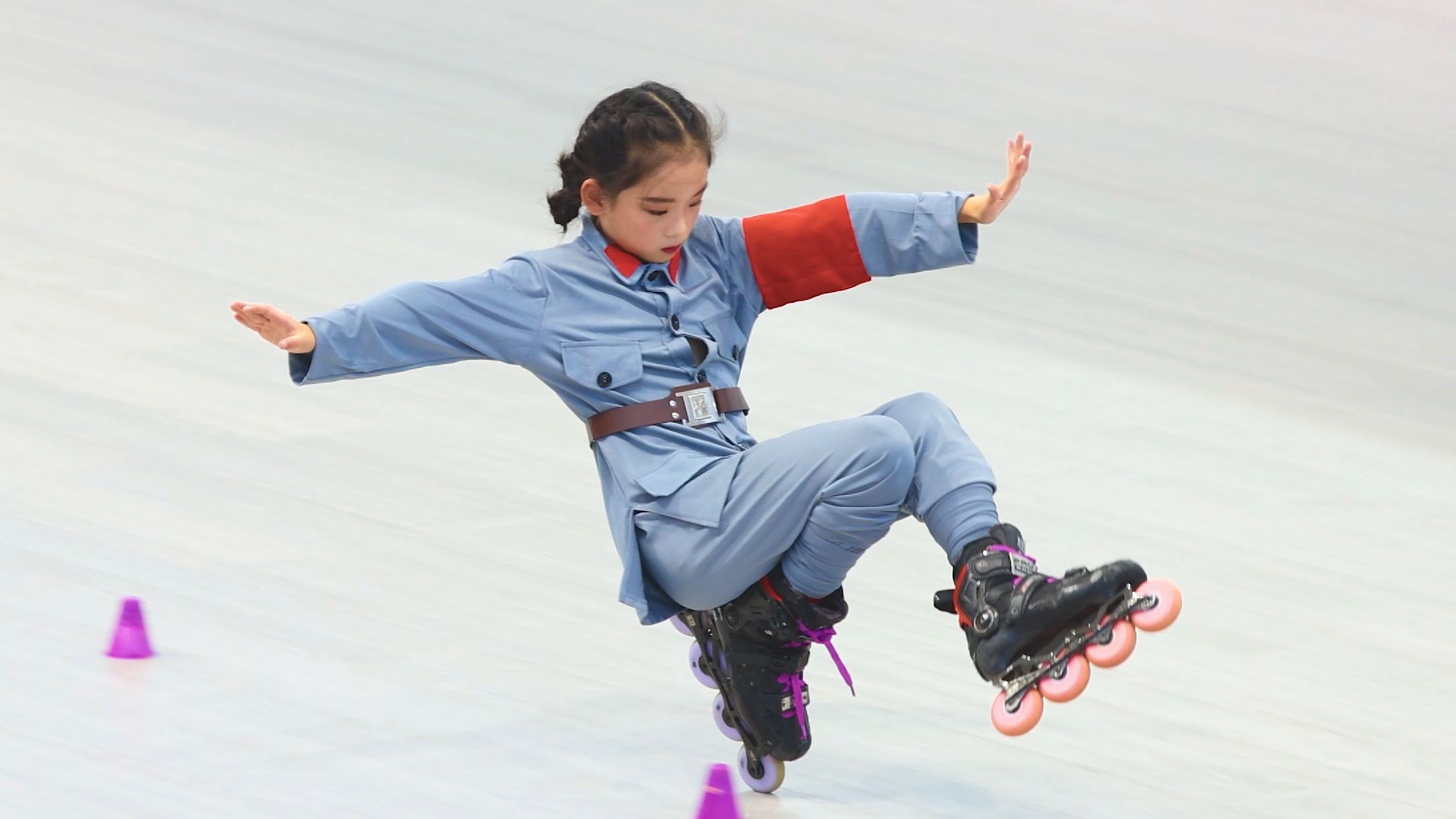 no.17 李思娴 2024全国自由式轮滑锦标赛 少年女子乙组决赛