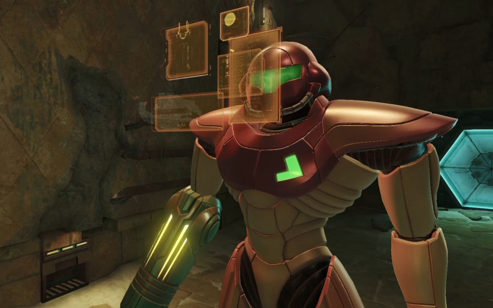 《密特罗德 究极 复刻版》降落到世外星球探索遗迹中找回导弹和变球能