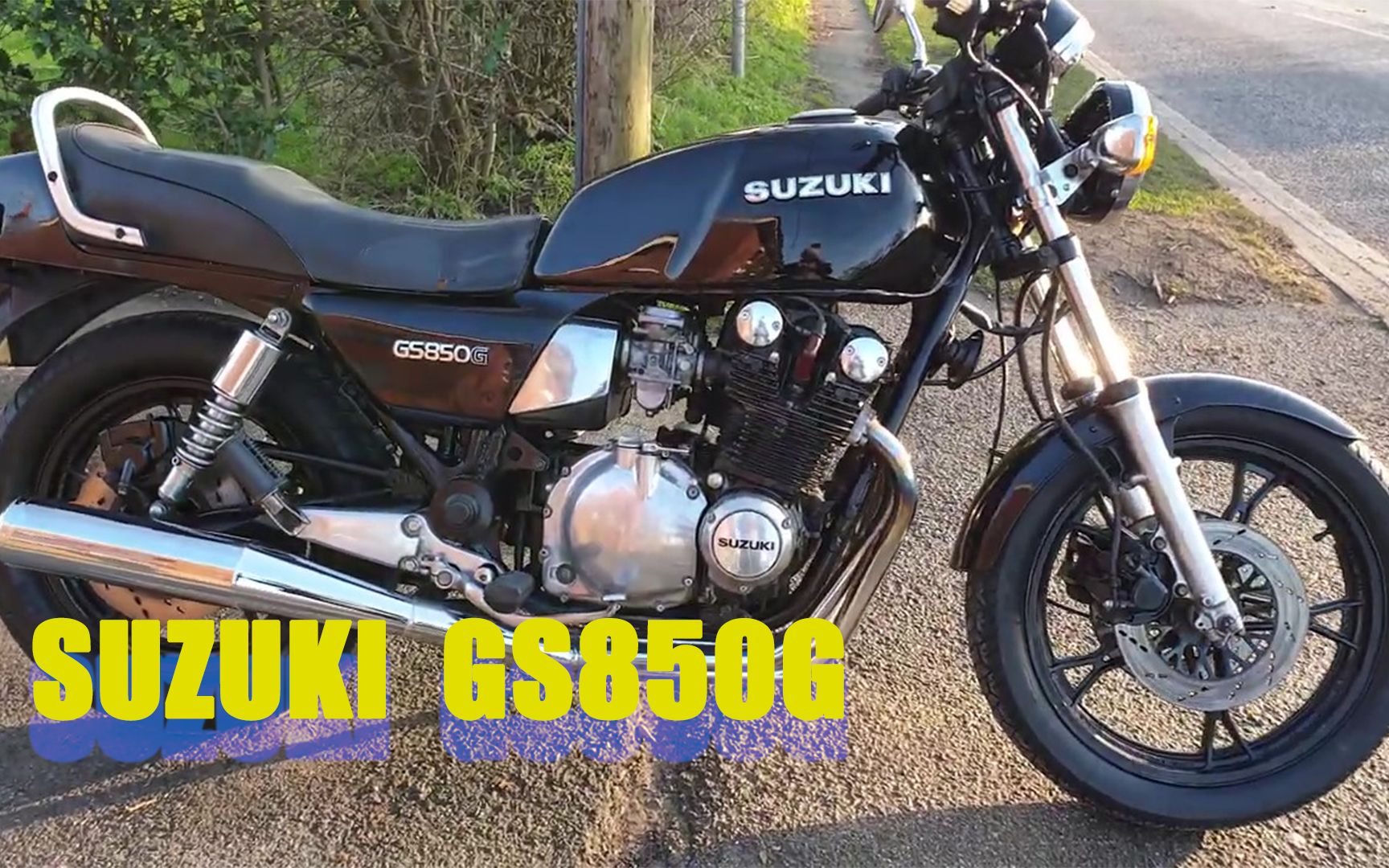 【名车図鉴】SUZUKI GS850G 1986哔哩哔哩bilibili