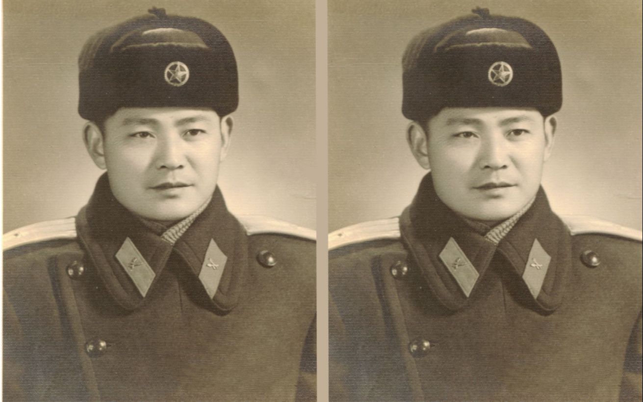 1955年校官穿料子军服尉官们很羡慕近40年后尉官仍未穿上料子服傅全有