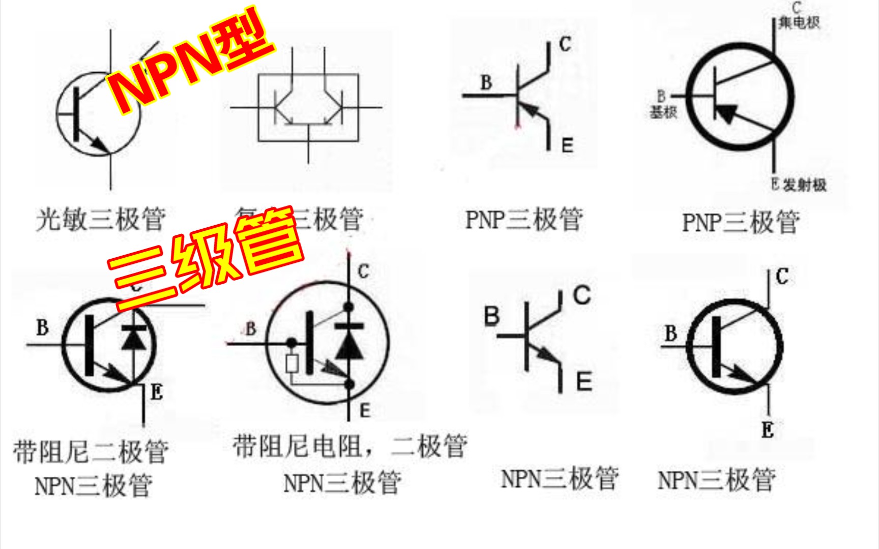 为啥NPN型三极管作为开关管使用是集电极一般不接电源端,过来看看!哔哩哔哩bilibili