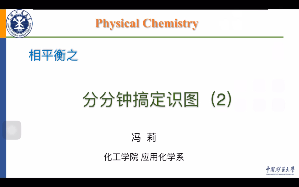 [图]物理化学考研辅导—分分钟搞定相律