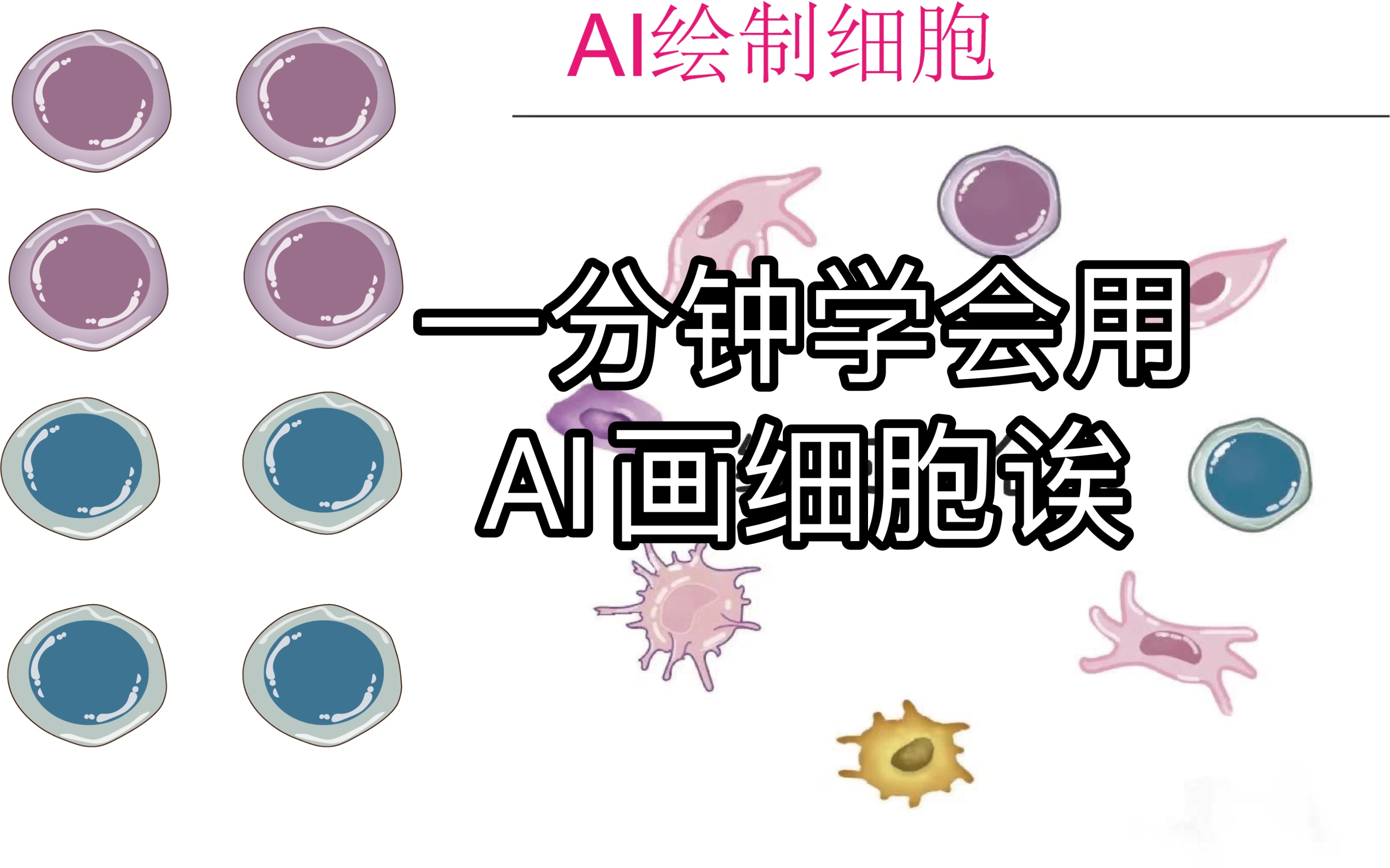 活动作品一分钟学会用ai绘图3绘制t细胞