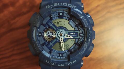 卡西欧GSHOCK-ga系列单电池换电池教程时间设置视频可以直接在卡西欧 