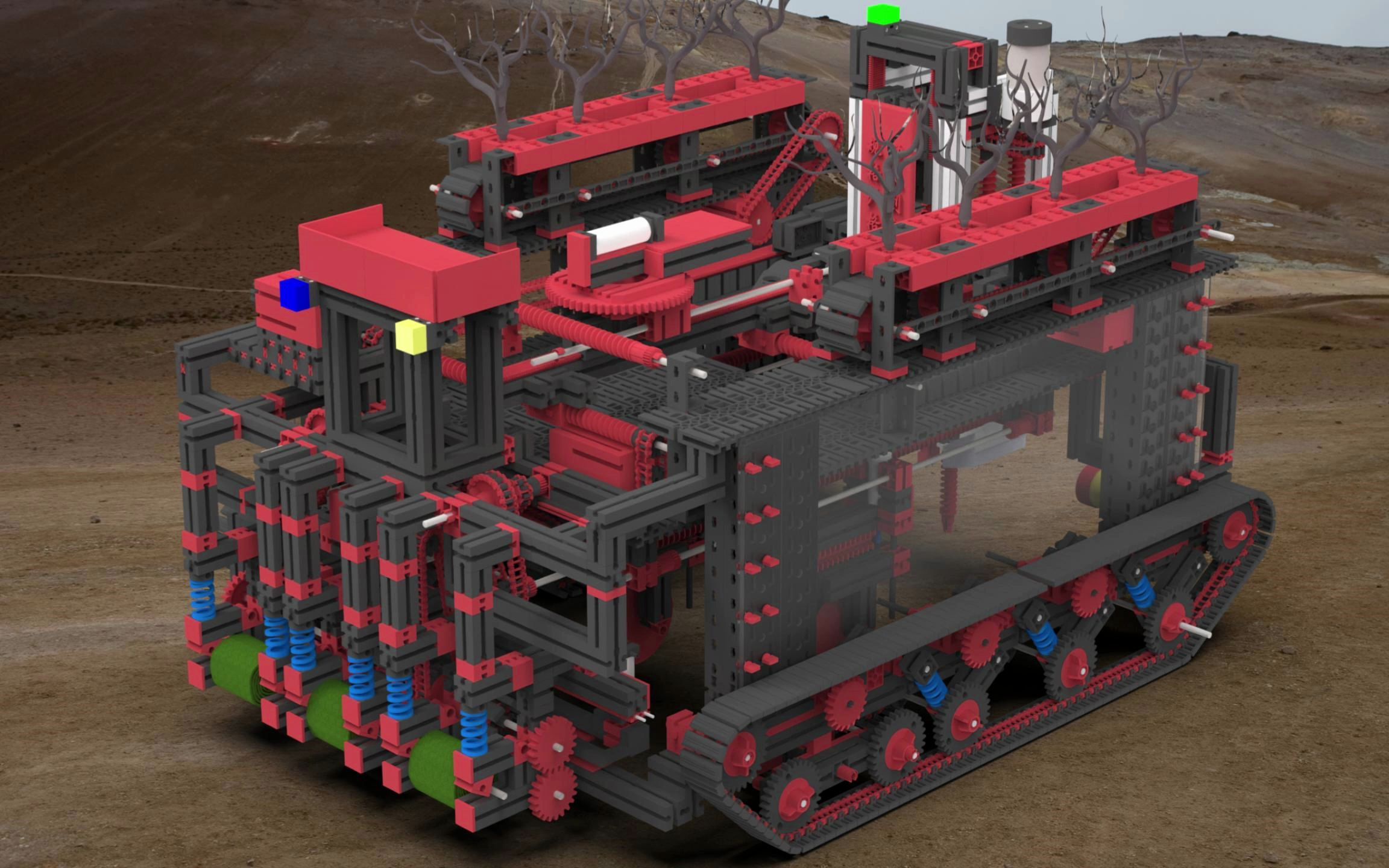 第十届机创国二作品慧鱼工程大赛国一作品