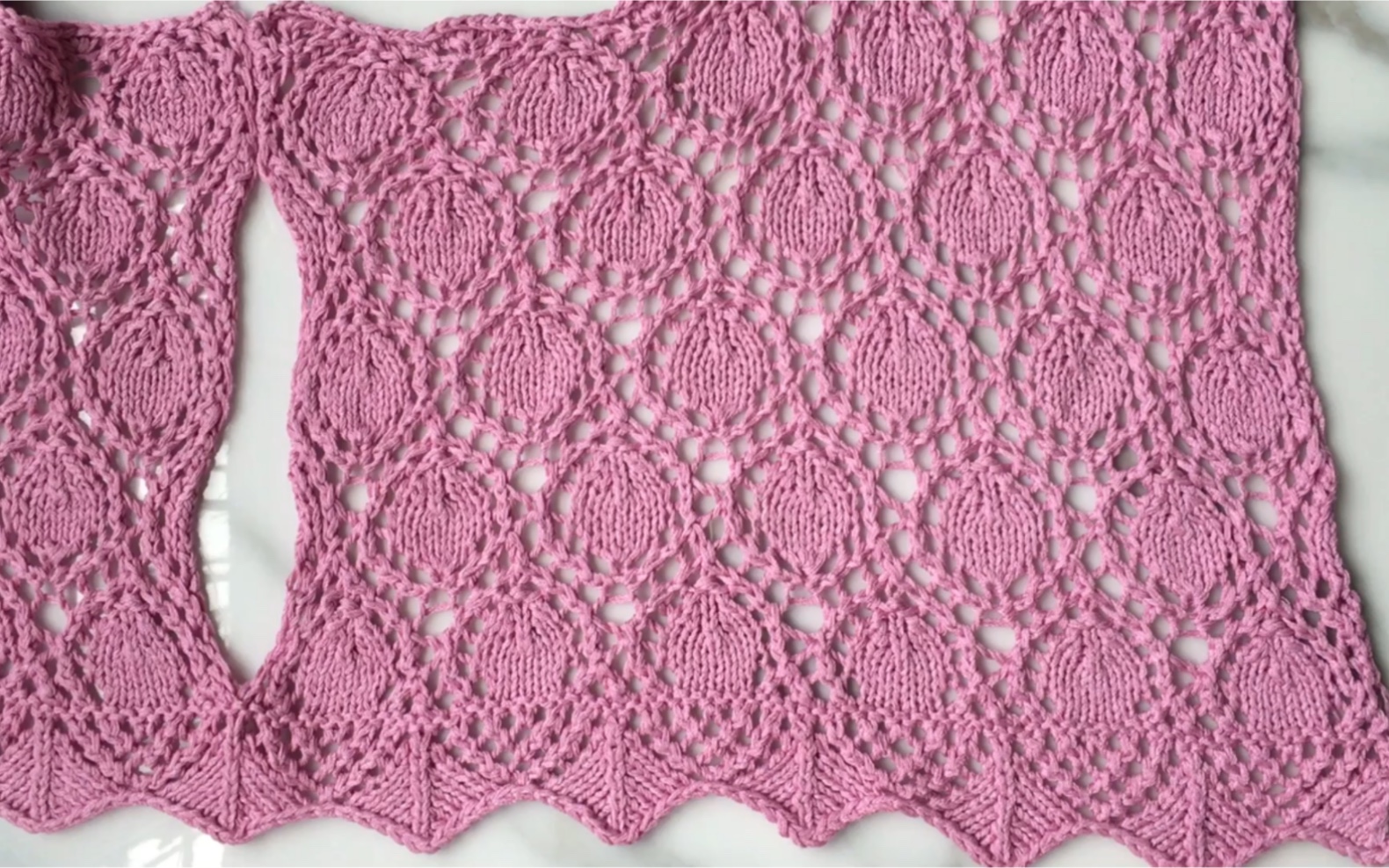 棒针花样也可以这么好看,点点镂空效果