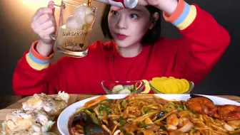 【Eating With Boki】海鲜面