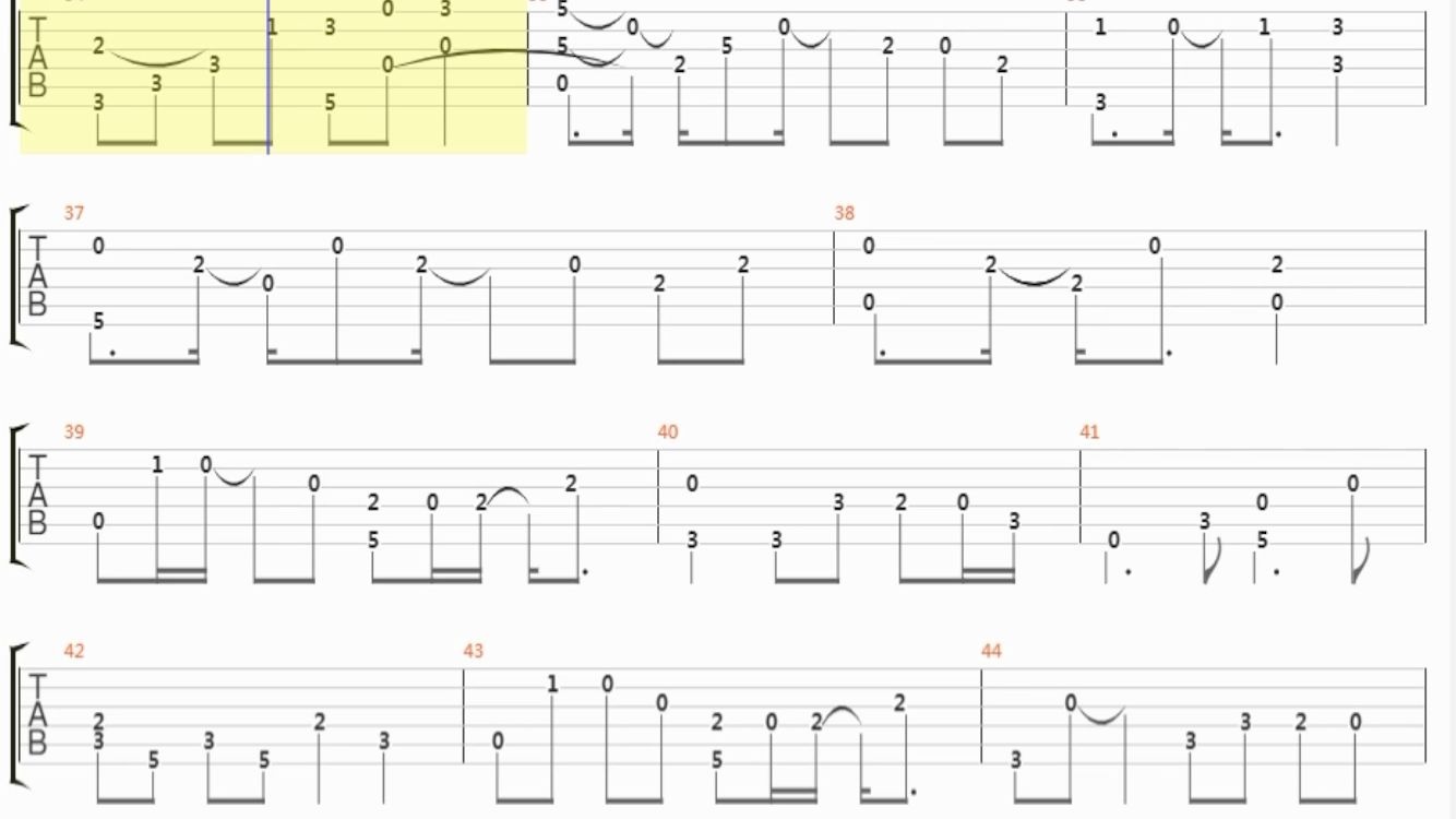 剑网三歌曲(我的一个道姑朋友)吉他指弹谱哔哩哔哩bilibili