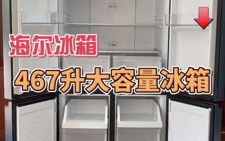 128_海尔467升大容量冰箱#冰箱 #冰箱怎么选 #海尔冰箱