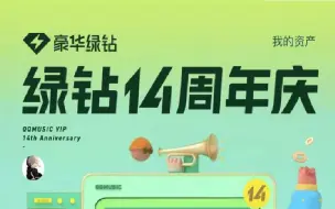 Download Video: 恭喜又一个傻子上当-QQ音乐绿钻会员14周年