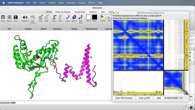 [蛋白质建模教程] 使用ChimeraX评估AlphaFold预测的蛋白质蛋白质结合哔哩哔哩bilibili