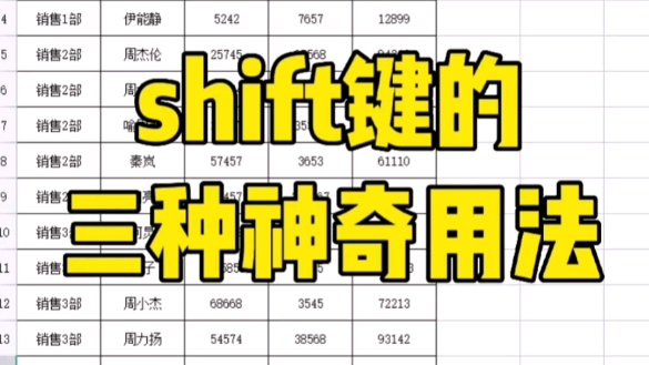 shift键的三种神奇用法哔哩哔哩bilibili