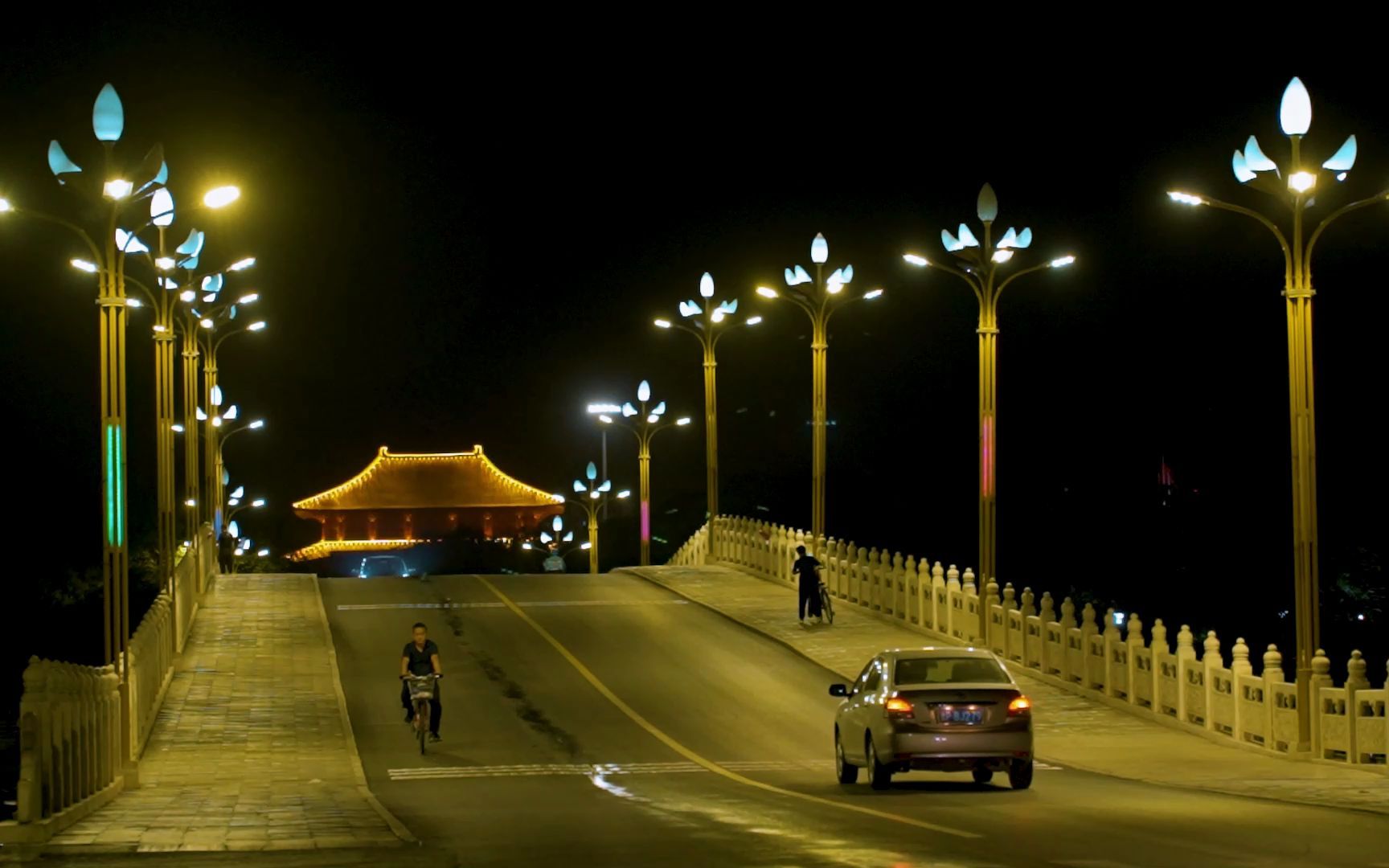 小县城图片 夜景图片