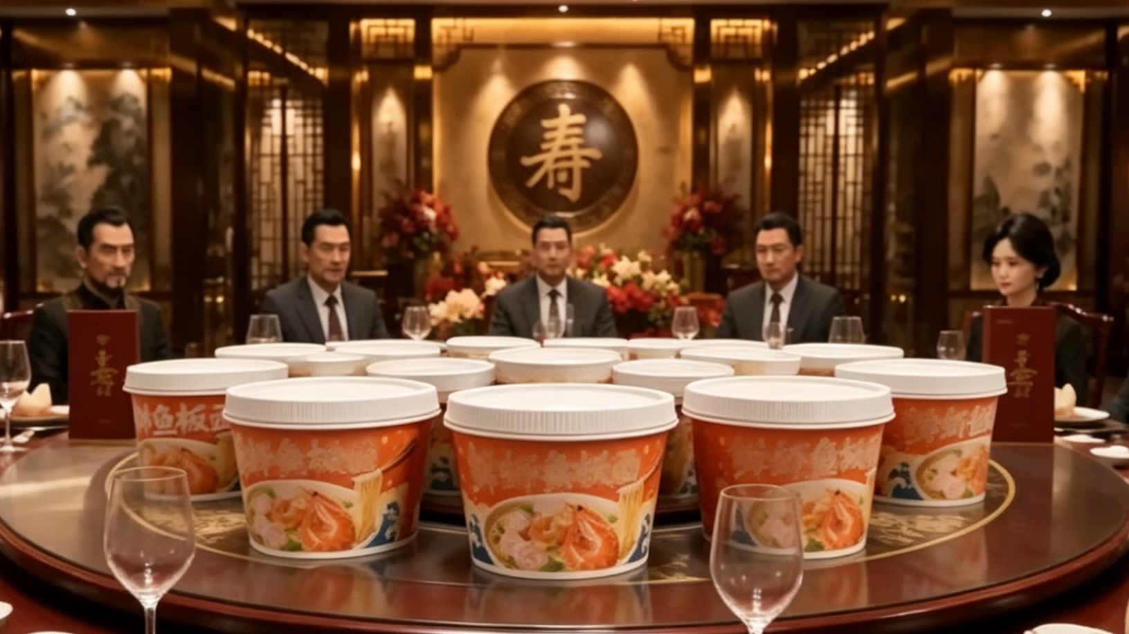 婆婆只转二百让我办爷爷寿宴，却对外宣称给我转了10万，我反手用两百元在五星酒店办了一场“泡面寿宴”！