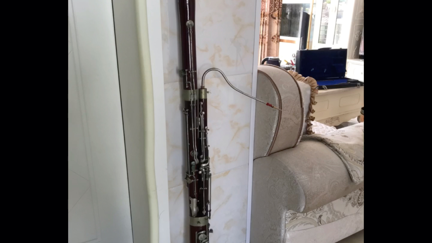 巴松 巴松大管 低音双簧管 自己不懂 好坏不知 全套 二手 带原装箱子