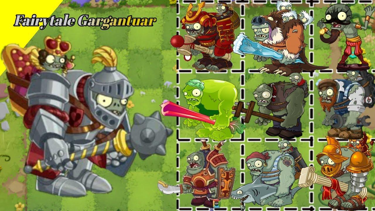 pvz手机无需下载融合版植物大战僵尸 fairy tale gargantuar vs all