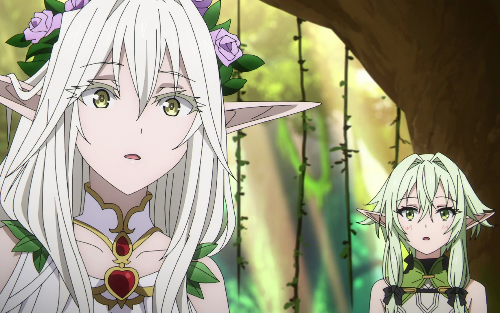 八千岁的精灵姐姐.为什么姐姐是白发,因为更大吗?