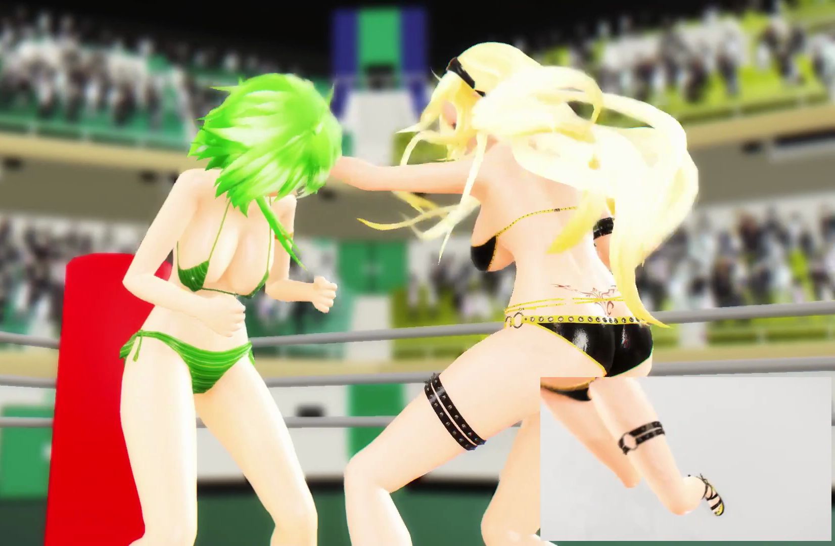 [图]MMD 拳击比赛 GUMI vs Lily