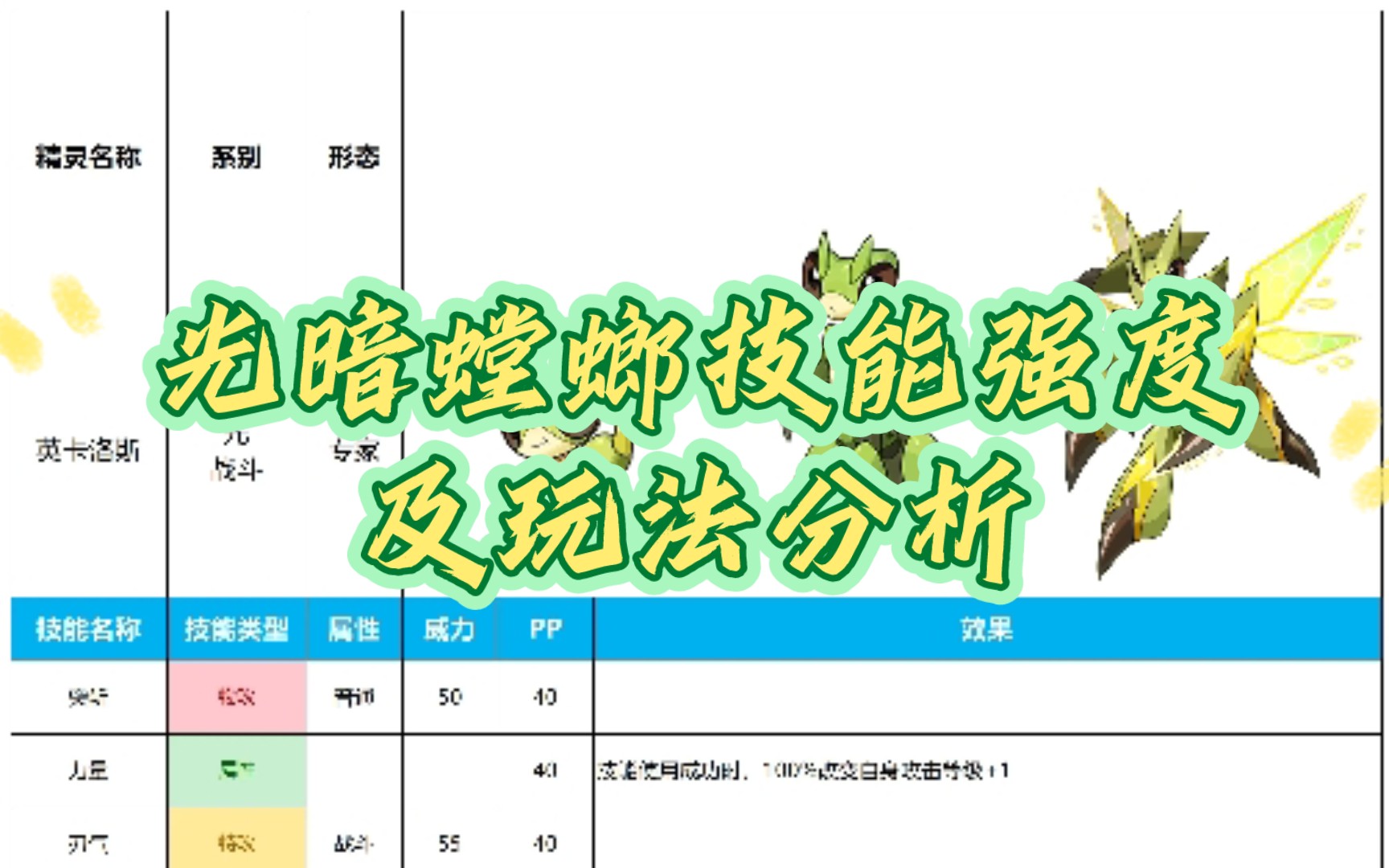 [赛尔号启航凉亦]光暗螳螂技能强度及玩法分析哔哩哔哩bilibili