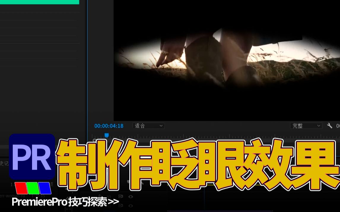 PR制作眼睛睁开眨眼效果哔哩哔哩bilibili