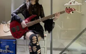 Download Video: 【Bass cover】Girls Band Cry op 雑踏、僕らの街—トゲナシトゲアリ （熙熙攘攘、我们的城市）