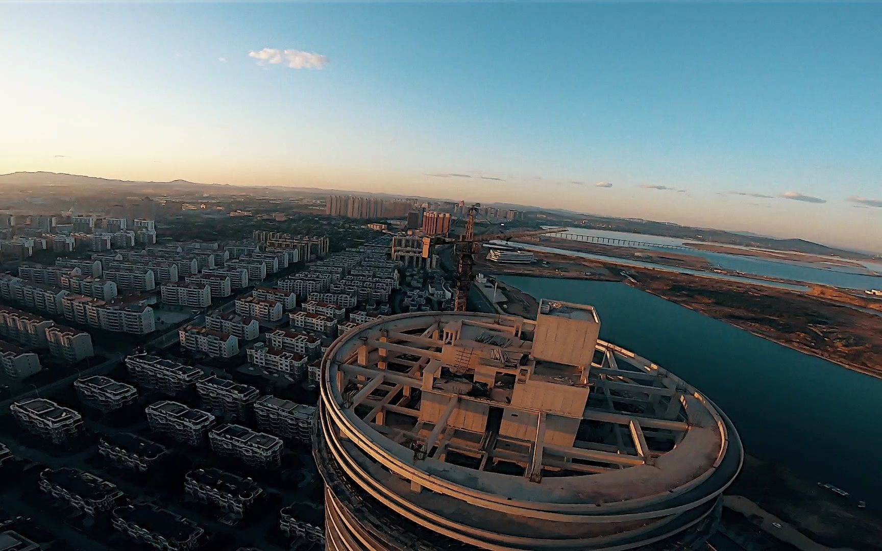 航拍锦州小笔架山广场_哔哩哔哩 (゜-゜)つロ 干杯~-bilibili