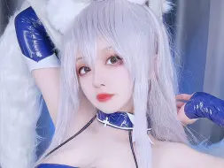 Download Video: ❤️信浓赛车服cos-想摸摸尾巴吗，先赢了我再说～