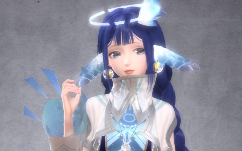 【闪耀暖暖】女儿房间互动-魔羊《苍羽流光》
