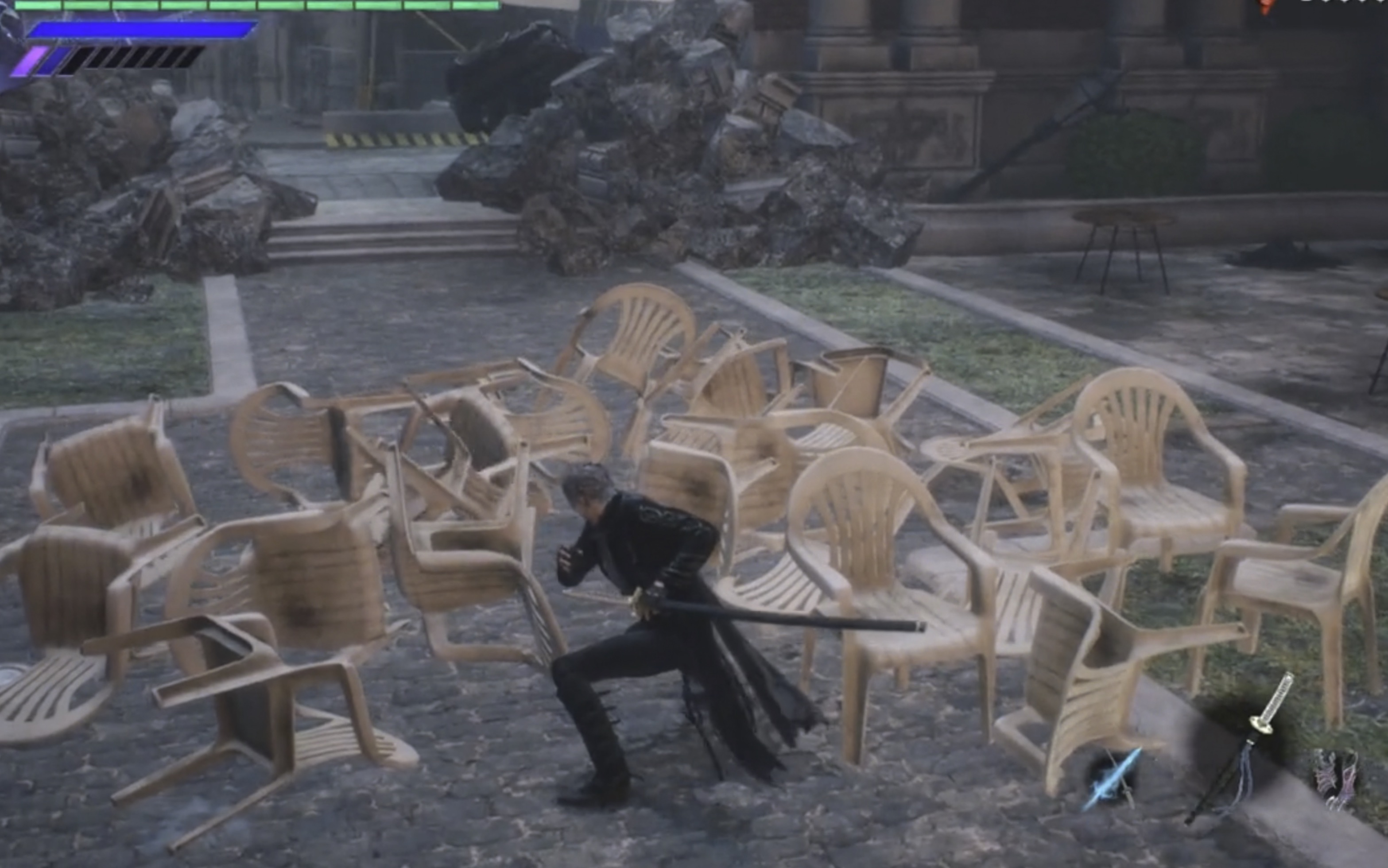 到处找椅子的维吉尔,别找了,椅子和阎魔刀都在我这!～抛瓦～power