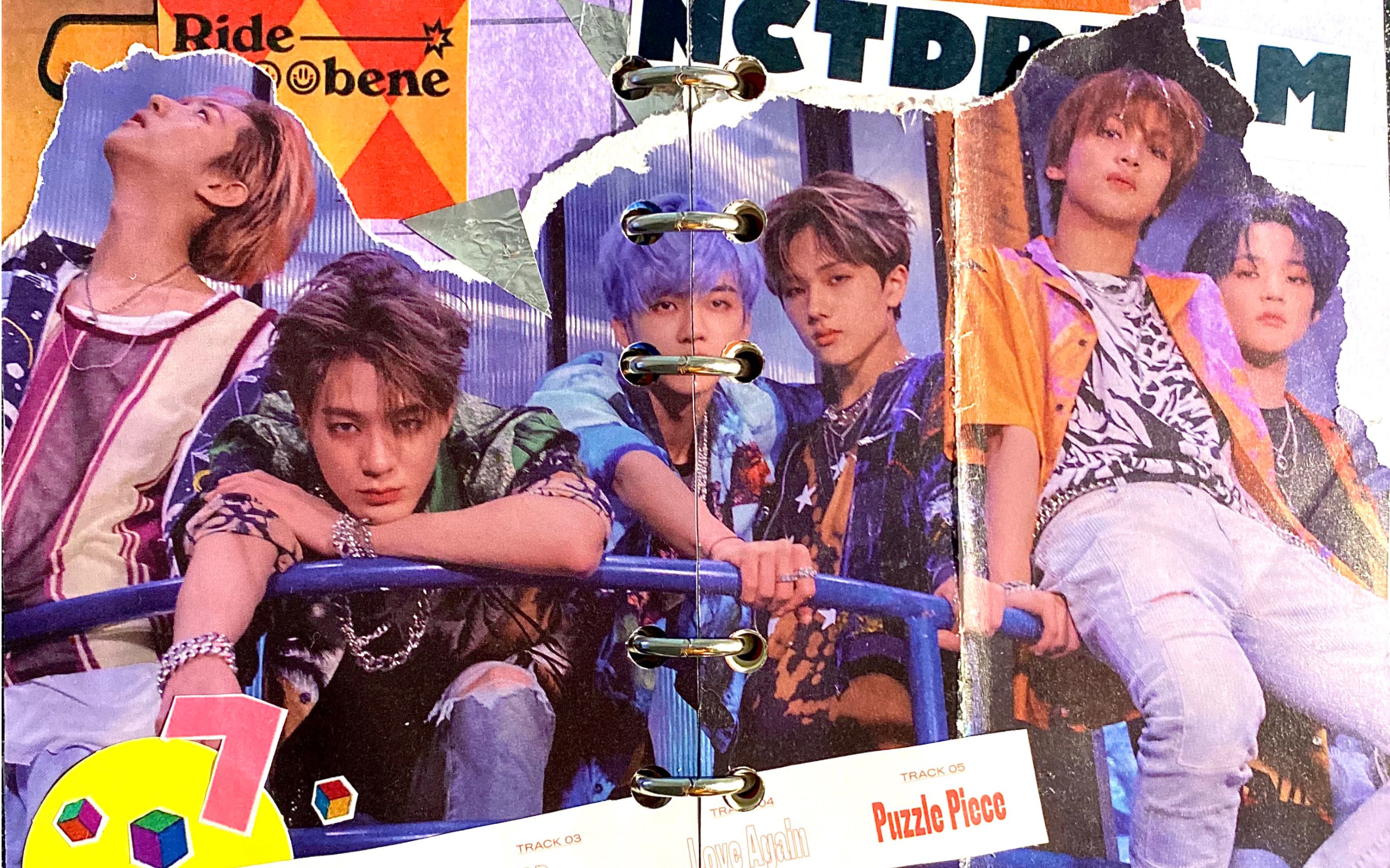 *^|nct dream reload專輯 一位歌曲ridin|thence手帳本|手帳製作