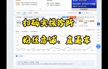 淘宝天猫运营课程扫码实操诊断粉丝店铺、直通车哔哩哔哩bilibili