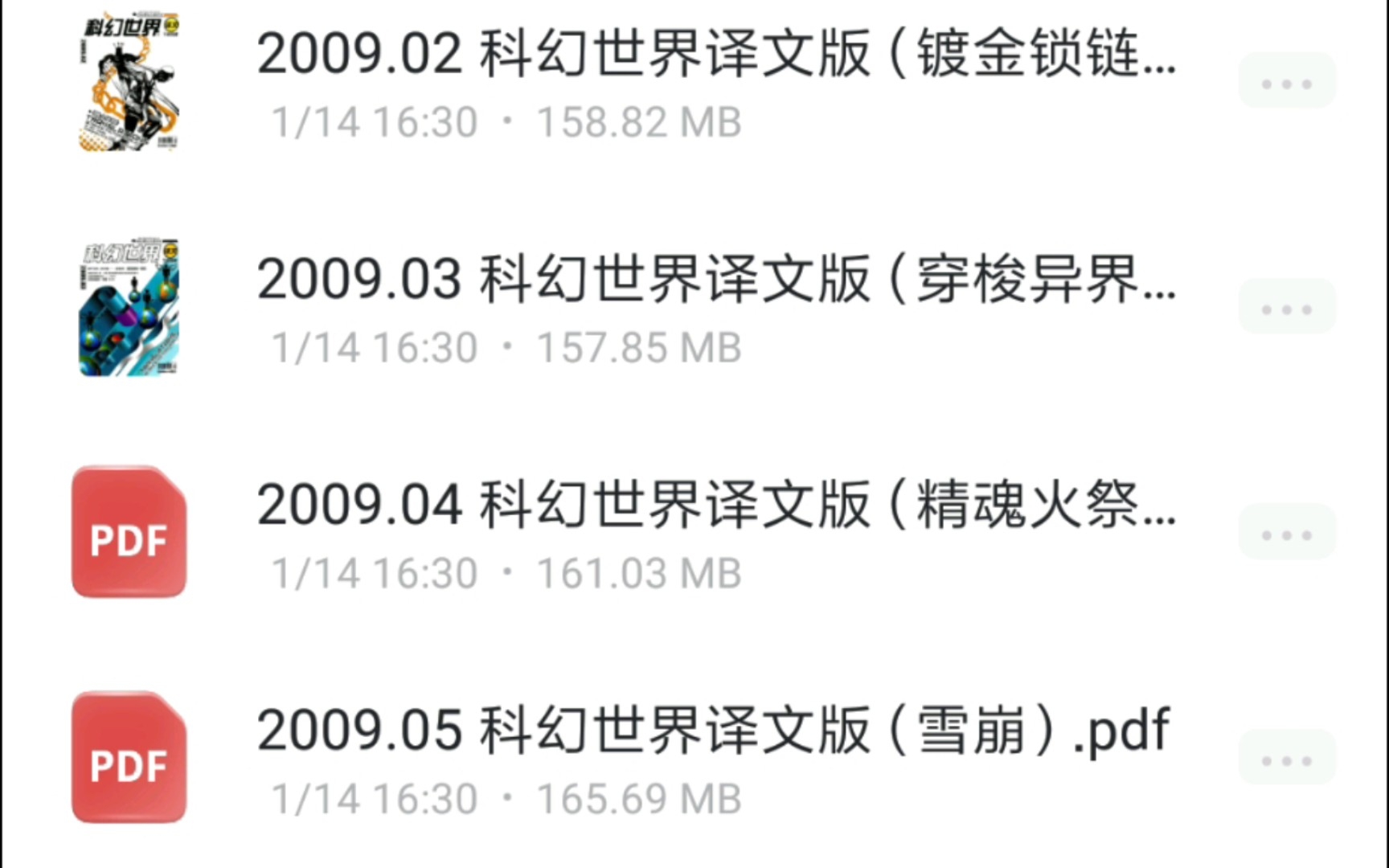 [图]【杂志】《科幻世界·译文版》2001-2021电子书分享