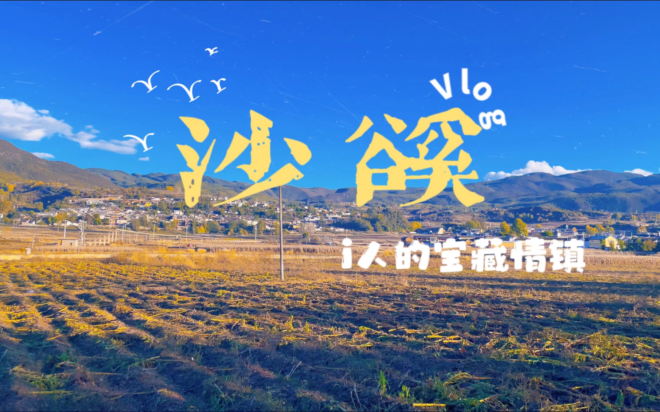 沙溪vlog,这里真是i人的宝藏情镇啊!