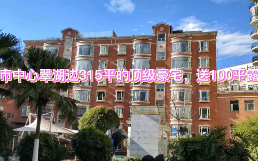 市中心翠湖边315平米的顶级复试电梯花园洋房,送一百平屋顶花园,据说这个户型十年才出一套,走过路过,千万不要错过哔哩哔哩bilibili